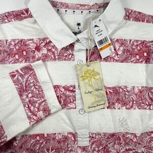 Tommy Bahama Womens Prima Petals Top Popover Embroidered NWT Small Pink White